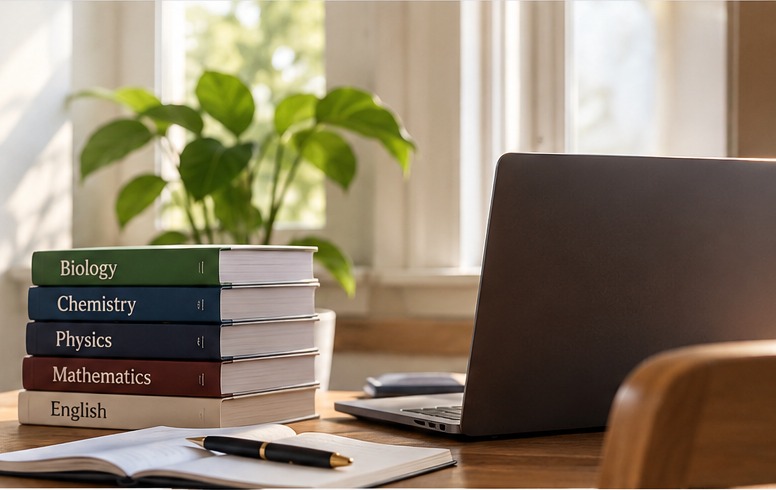 Online learning study desk